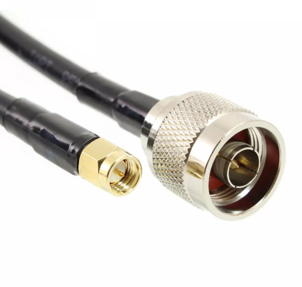 5m low-loss H155 cable with Nm and SMAm endings