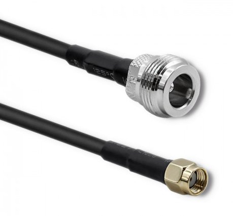 2m low-loss H155 cable with RSMAm and Nf endings