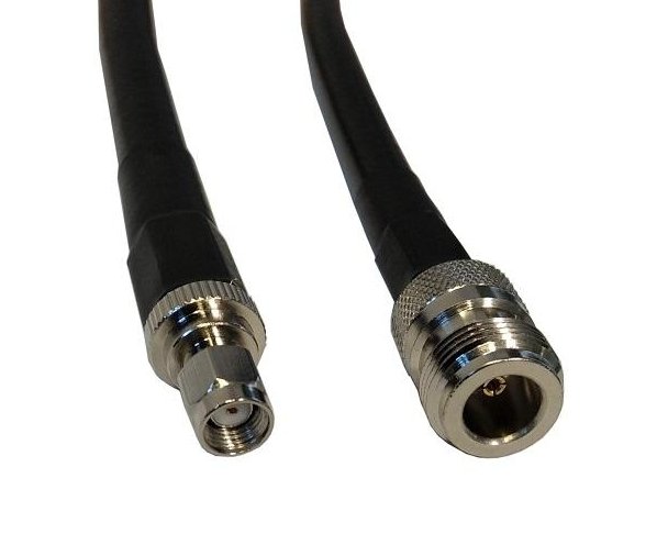 1m low-loss H1000 cable with RSMAm and Nf endings